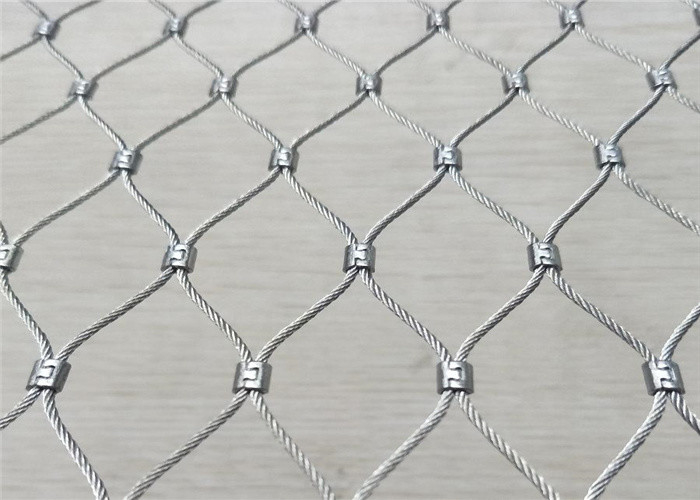 316 Flexible Stainless Steel Bird Wire Mesh Rope Netting For Animals In Zoo