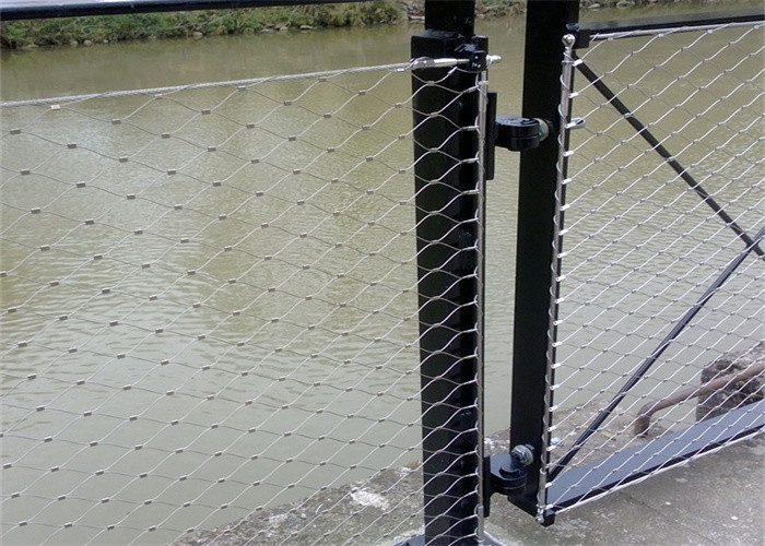 7*7 7*19 Custom Balcony Stainless Steel Rope Mesh For Safety Fence